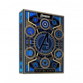 Avengers žaidimo kortos (mėlynos) Theory11